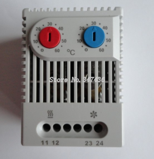 Zr011 캐비닛 자동 온도 컨트롤러 서모 스탯 jwt6012 가열 및 냉각 통합 이중 목적